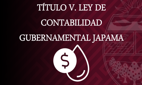 TÍTULO V. LEY DE CONTABILIDAD GUBERNAMENTAL JAPAMA